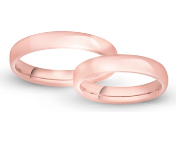 Obrączki z różowego złota