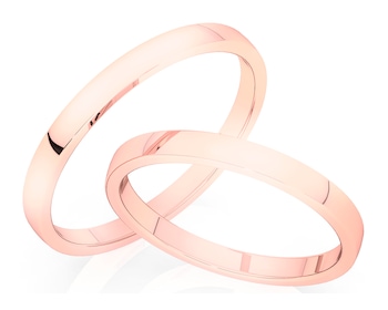 Obrączki z różowego złota
