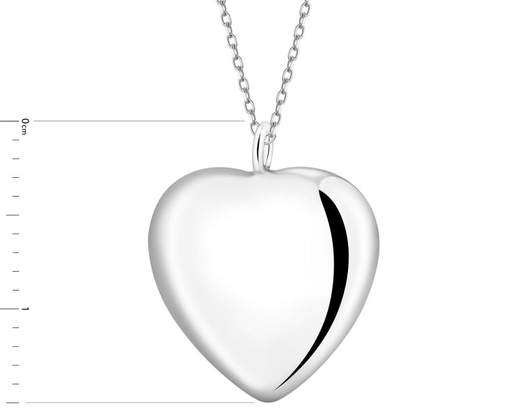 Naszyjnik srebrny - Kochanej Babci