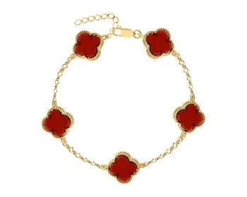 Bransoletka srebrna z burszynem