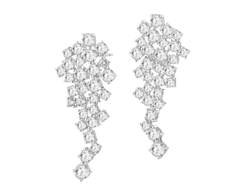 Kolczyki srebrne z cyrkoniami