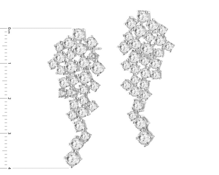 Kolczyki srebrne z cyrkoniami