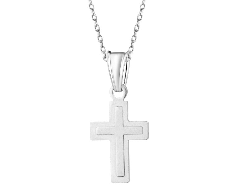 Zawieszka srebrna - krzyż