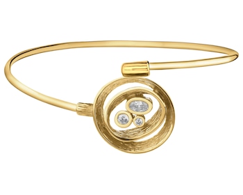 Bransoletka srebrna z cyrkoniami