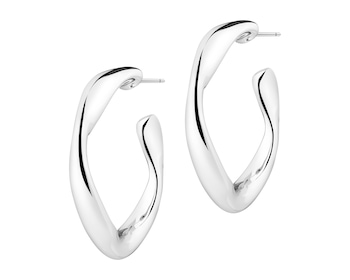 Kolczyki srebrne - koła