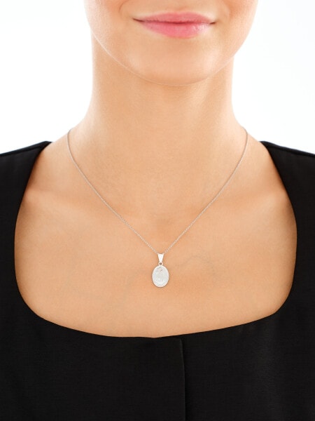 Stříbrný přívěsek - medailonek s podobiznou Krista