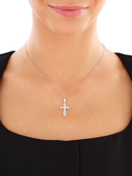 Stříbrný přívěsek - kříž