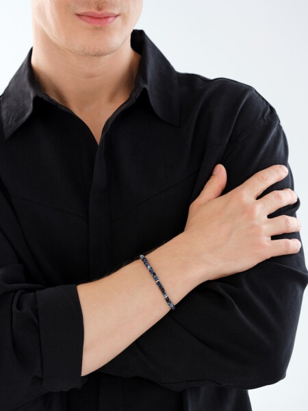 Stainless Steel Bracelet with Jasper