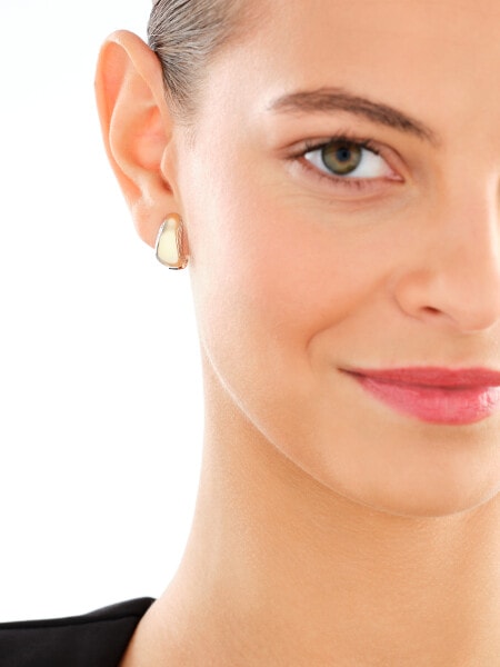 14 K Rhodium-Plated Yellow Gold Clip 