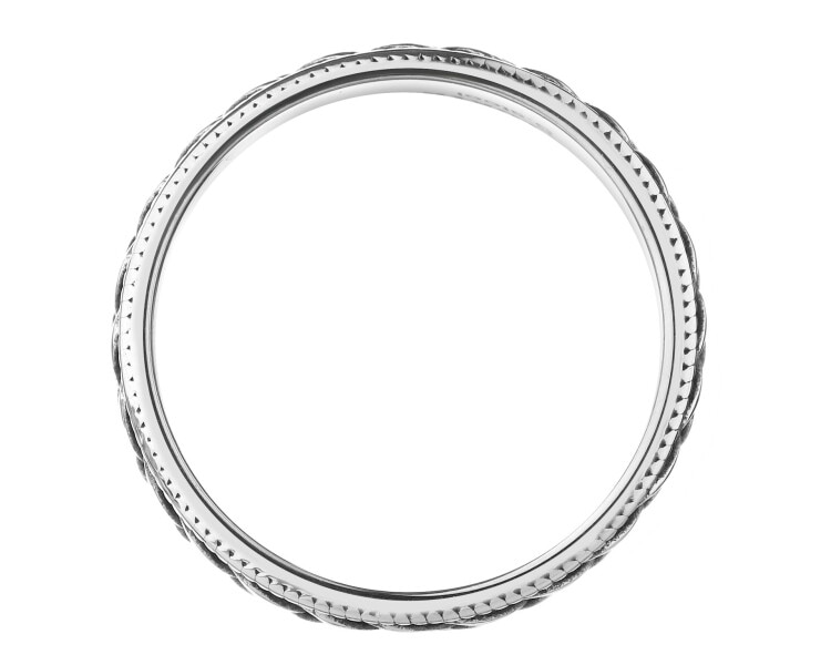 Obrączka ze stali szlachetnej