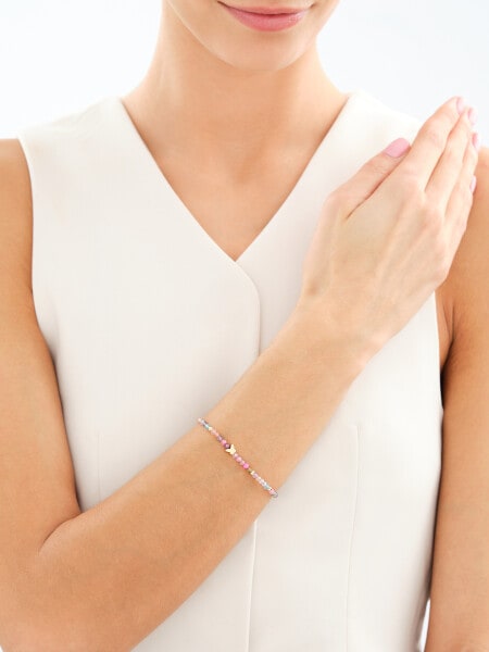 Gold-Plated Brass Bracelet with Agate