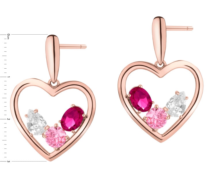 Gold-Plated Brass Dangling Earring