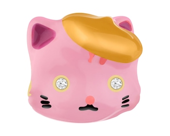 Gold-Plated Silver Beads For Kids Pendant with Cubic Zirconia