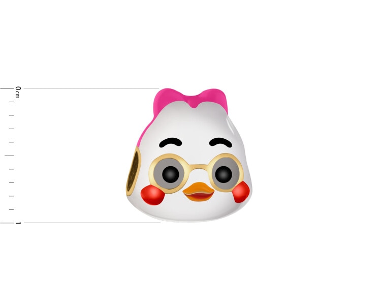 Gold-Plated Silver Beads For Kids Pendant