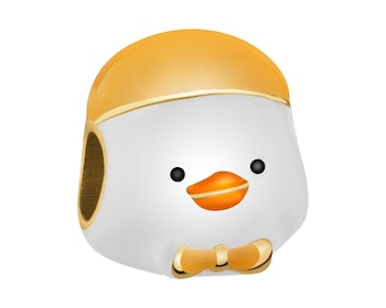 Gold-Plated Silver Beads For Kids Pendant 