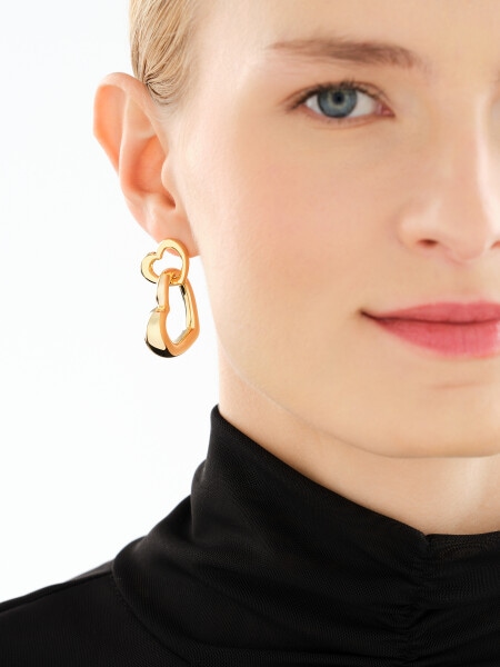 Gold-Plated Silver Earrings 