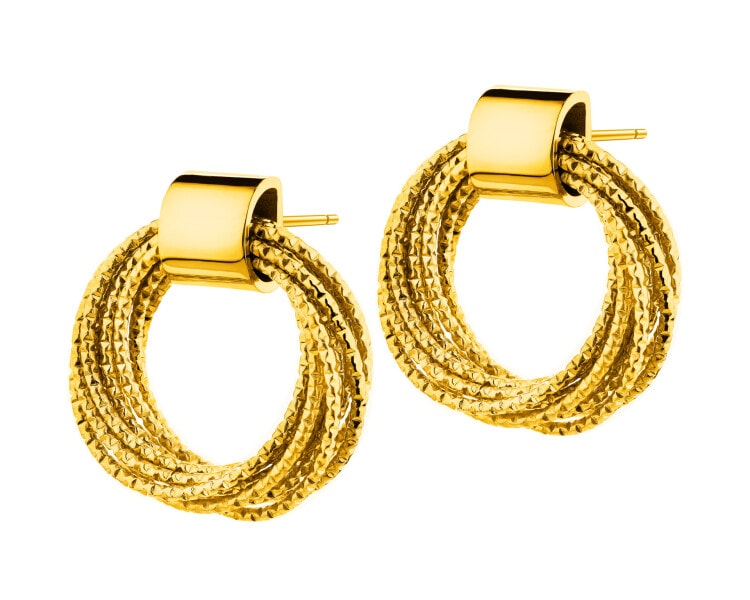 Kolczyki ze stali szlachetnej - koła