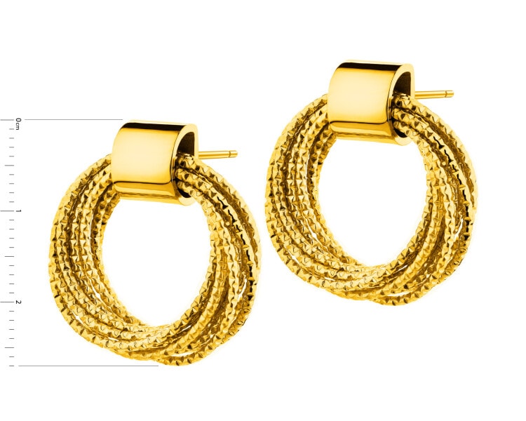 Kolczyki ze stali szlachetnej - koła