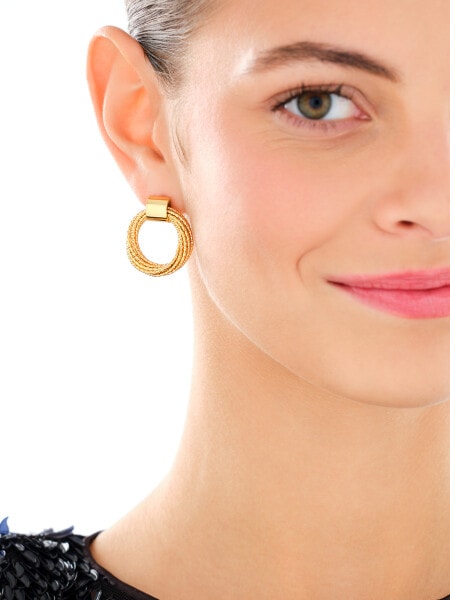 Kolczyki ze stali szlachetnej - koła