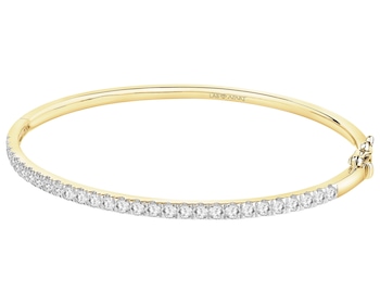 Bransoletki z żółtego złota z brylantami - 1,97 ct - próba 750