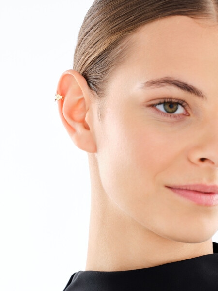 Pozlacené stříbrné záušnice