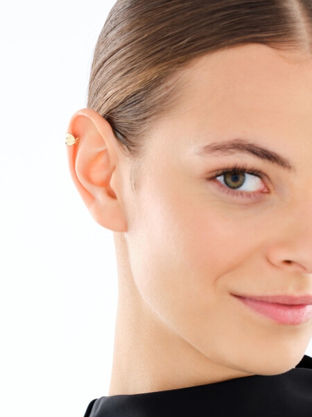 Pozlacená stříbrná záušnice