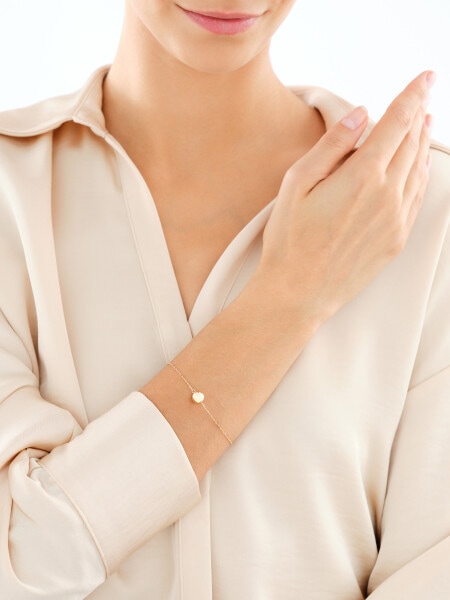 Bransoletka srebrna - kulka