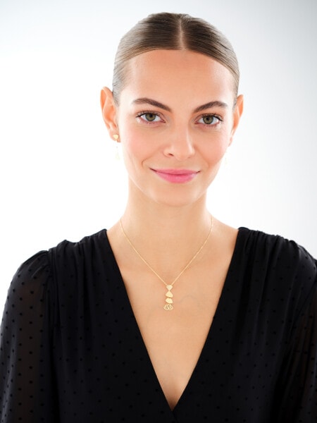 Gold-Plated Silver Dangling Earring