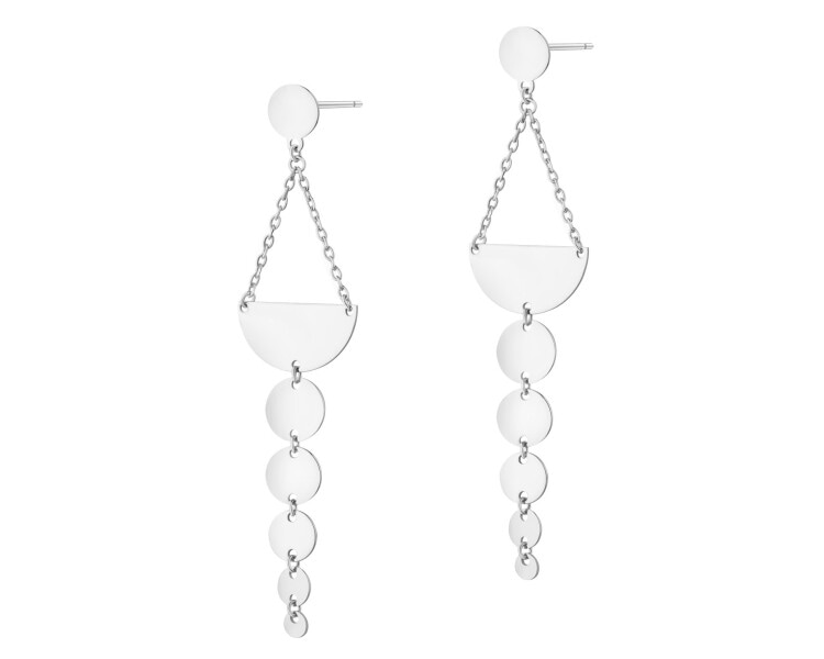 Kolczyki srebrne - koła