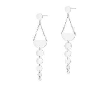 Kolczyki srebrne - koła