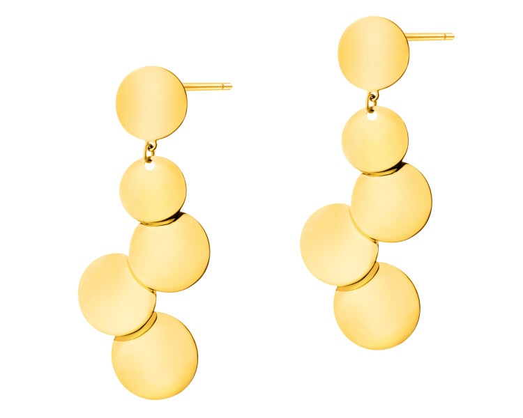 Kolczyki ze stali szlachetnej - koła