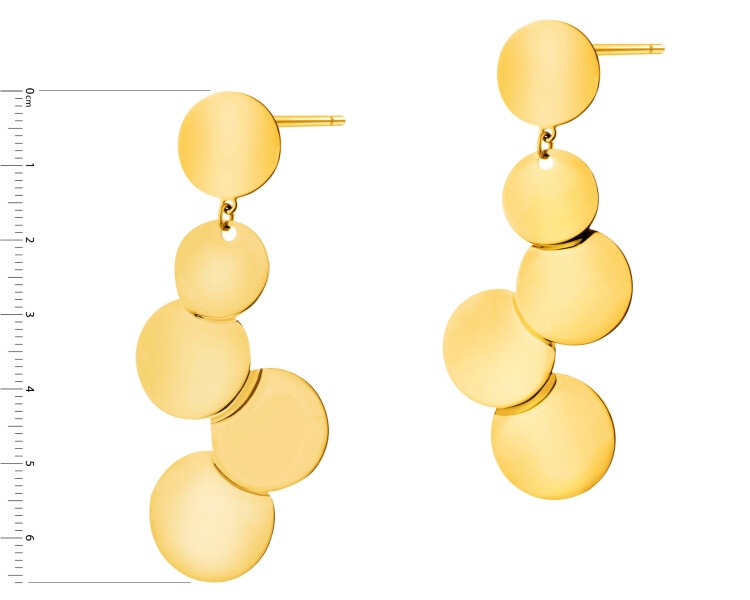 Kolczyki ze stali szlachetnej - koła