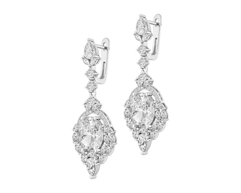 Kolczyki srebrne z cyrkoniami