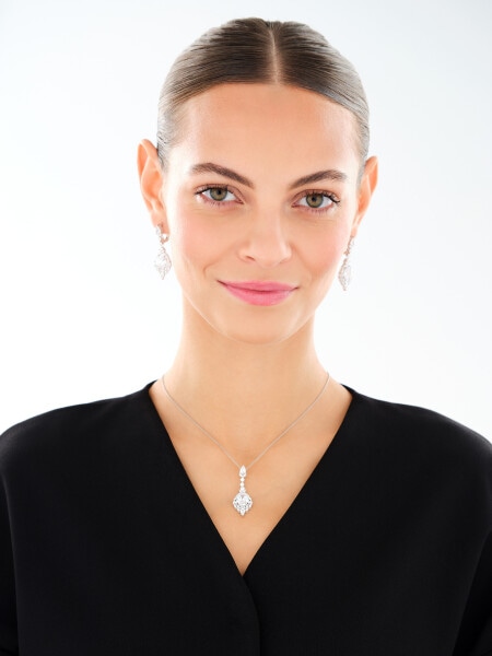 Kolczyki srebrne z cyrkoniami