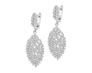 Kolczyki srebrne z cyrkoniami