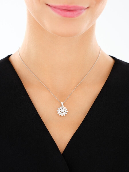 Zawieszka srebrna z cyrkoniami