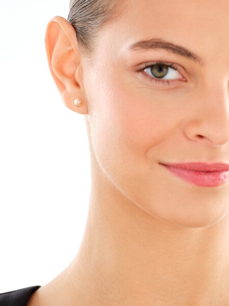 Złote kolczyki z perłami