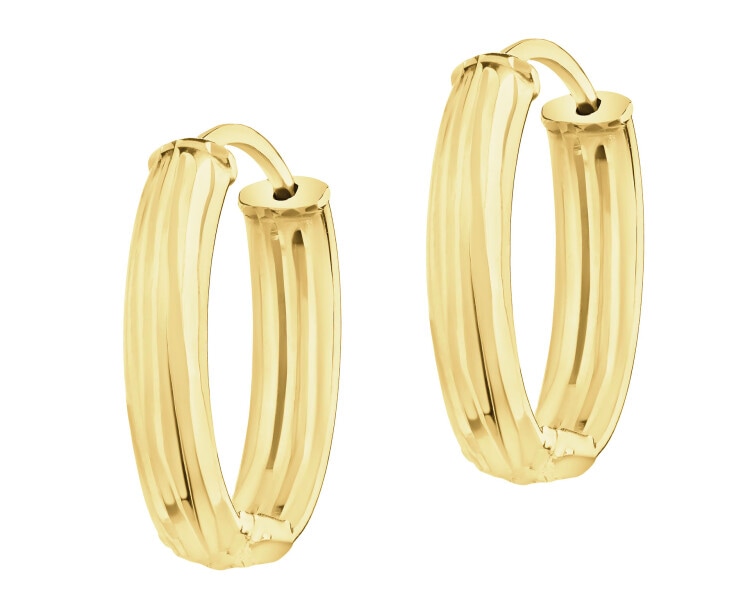 14 K Yellow Gold Dangling Earring