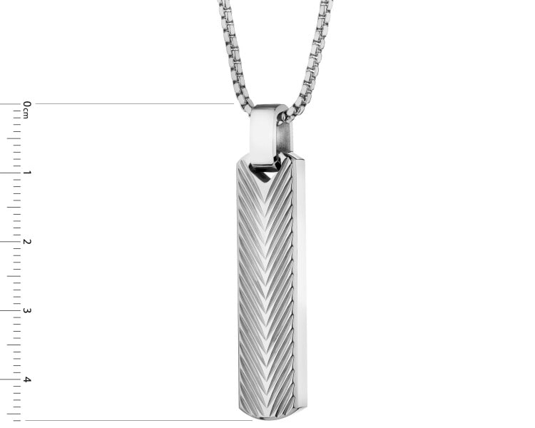 Naszyjnik ze stali szlachetnej
