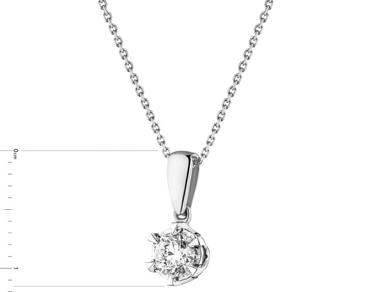 Přívěsek ze žlutého a bílého zlata s briliantem - 0,23 ct - ryzost 585