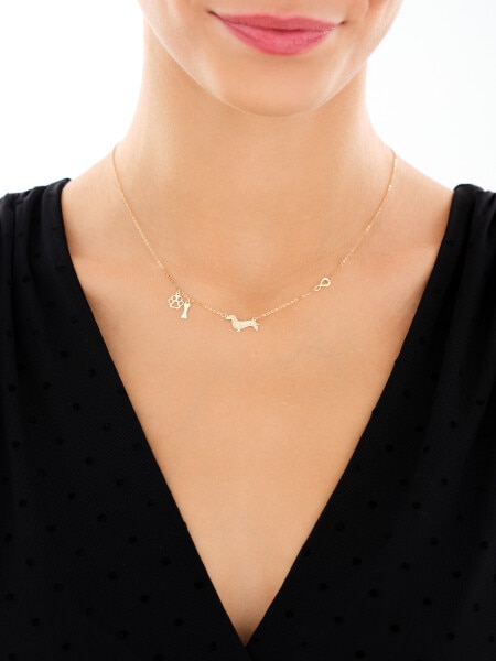 14 K Yellow Gold Necklace 