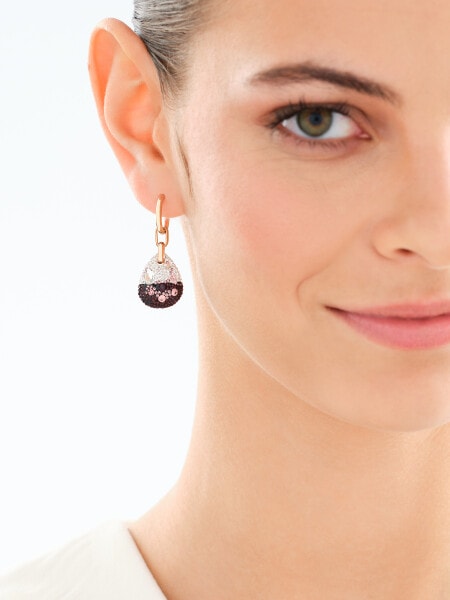 Kolczyki ze stali szlachetnej z kryształami