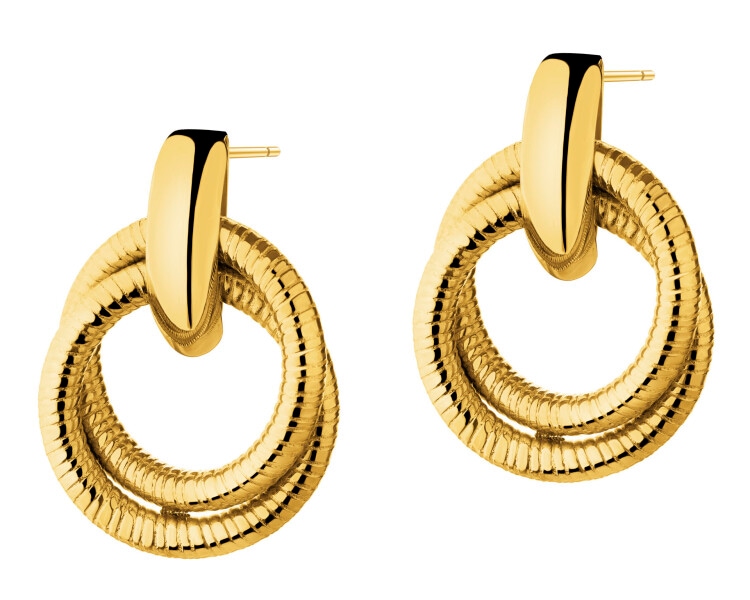 Kolczyki ze stali szlachetnej - koła