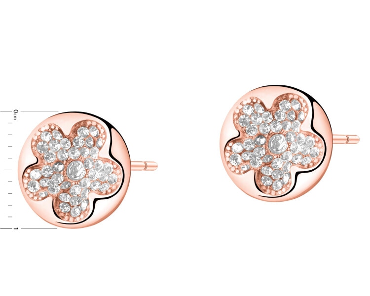 Stainless Steel Earrings with Crystal