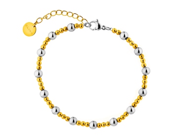 Bransoletka ze stali szlachetnej - kulki