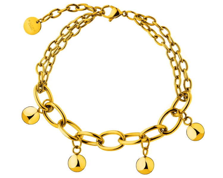 Bransoletka ze stali szlachetnej - kulki