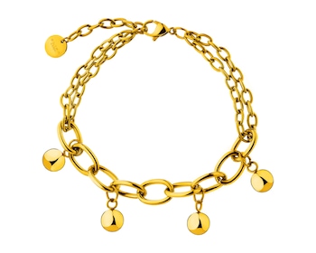 Bransoletka ze stali szlachetnej - kulki