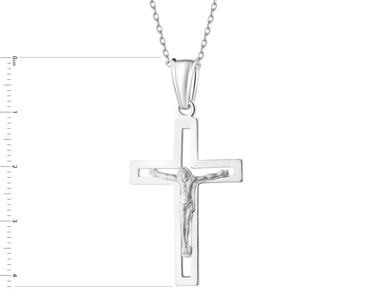 Rhodium Plated Silver Pendant 