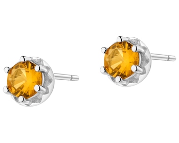 Kolczyki srebrne z cyrkoniami