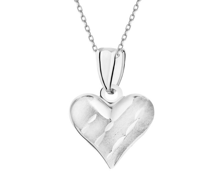 Złota zawieszka - serce